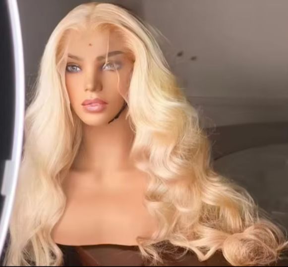613 Blonde Body Wave Lace Front Wig - 613 Blonde Wig Long Body Wave