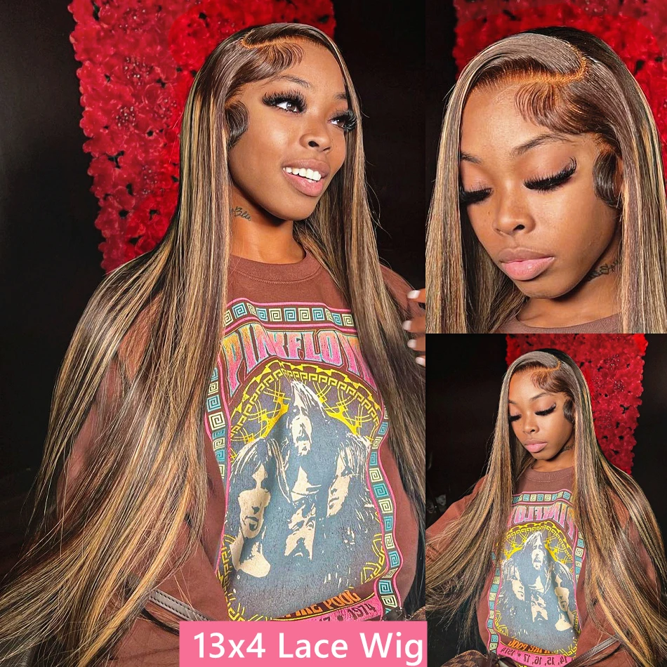 613 Blonde Body Wave Lace Front Wig - 13x4 Brown Pink Blue Lace Front