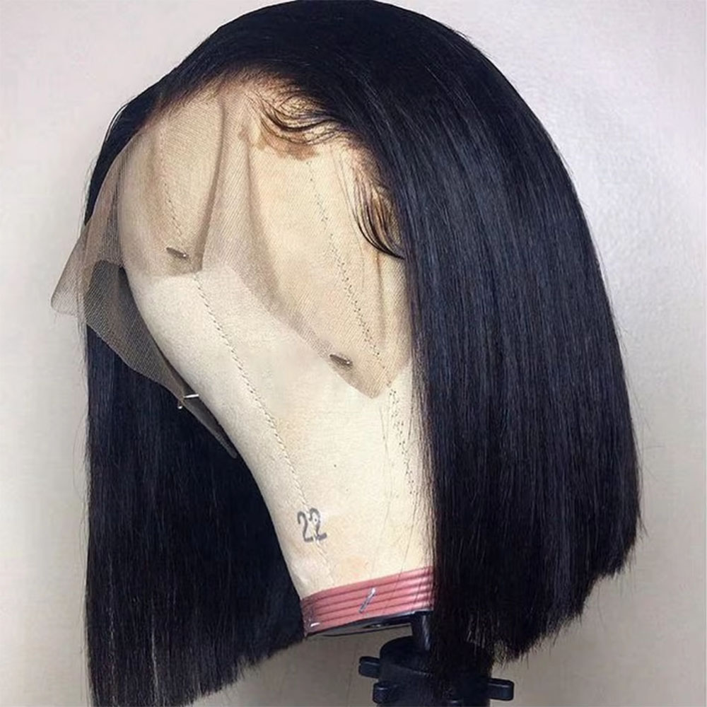 Pre Parted 13X4 Lace Front Bob Wig - Pre Cut Glueless Wig Human Hair