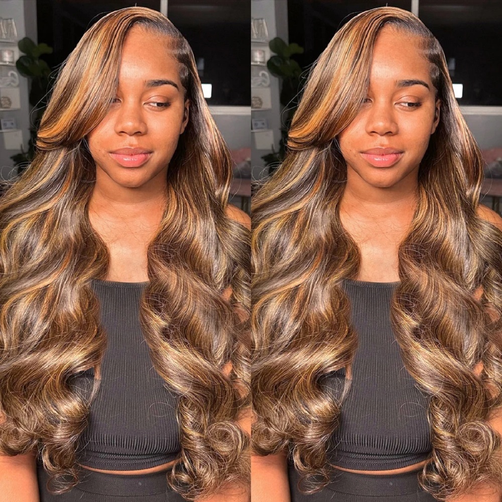 HD Highlight 46 Inch 13x4 Body - Lace Front Wigs review and price