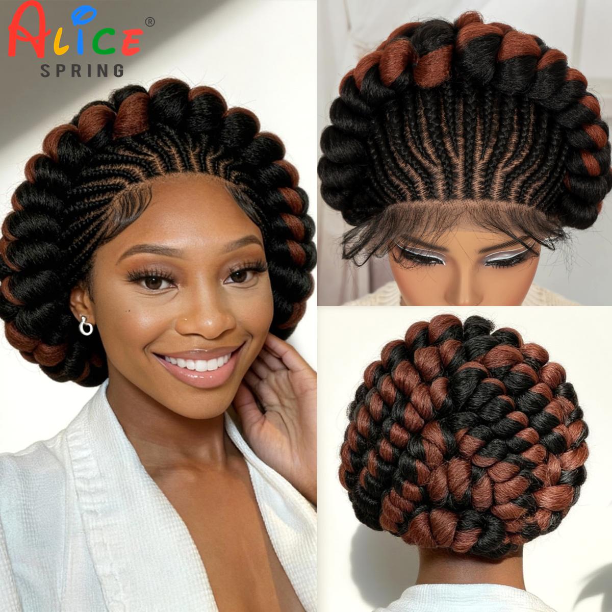 Cornrow Braided Wigs Synthetic - Synthetic Braided Wigs For Black Women review and price