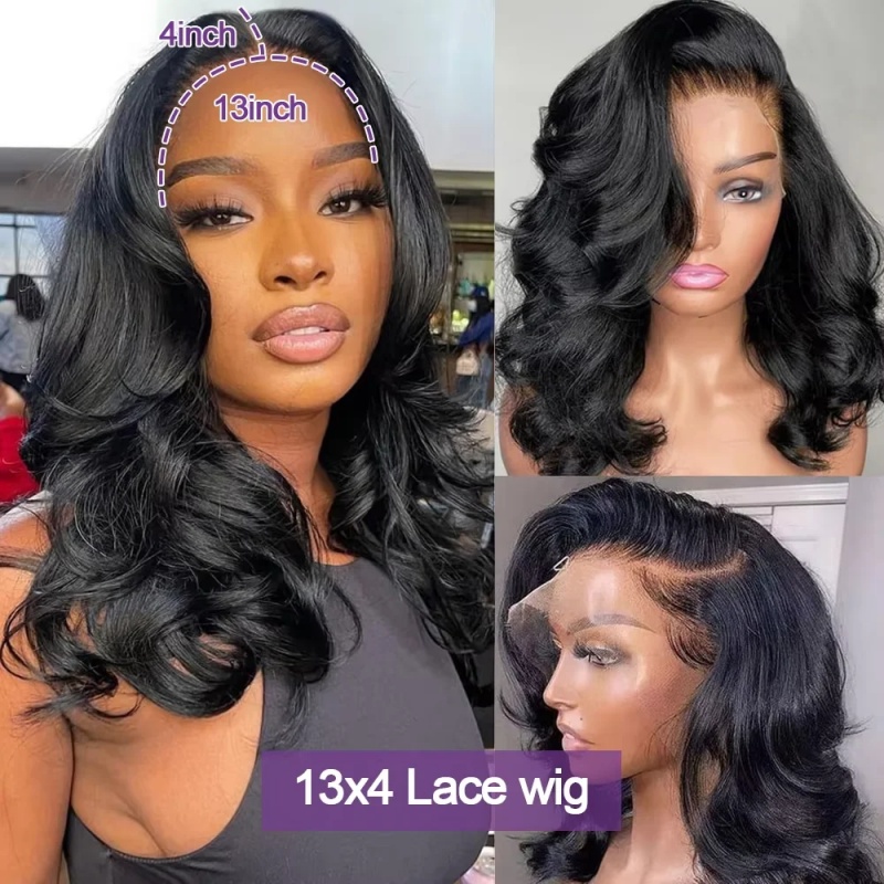 200% Body Wave HD Lace Frontal - Glueless Wear And Go Human Hair Wig review and price
