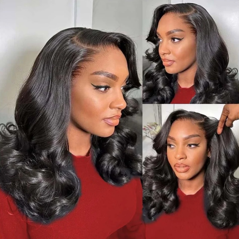 200% Body Wave HD Lace Frontal - Glueless Wear And Go Human Hair Wig review and price