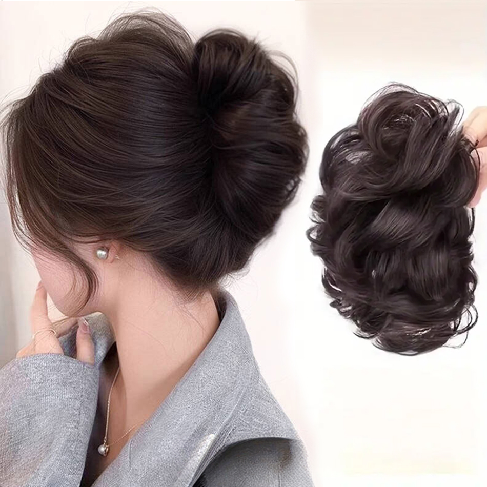 Synthetic Messy Bun Hair Piece - Claw Clip Messy Bun Hair Piece review and price