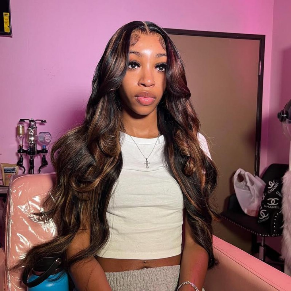 P1B30 Highlight Ombre Body Wav - Lace Front Wigs review and price