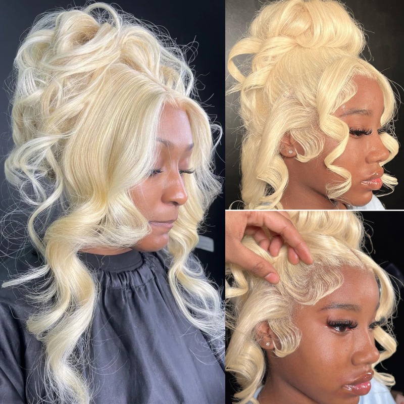 13x4 13x6 360 HD Transparent 6 - 613 Blonde Body Wave Lace Front Wig review and price