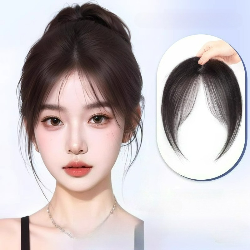 Ultra Light Human Hair Bangs F - Seamless Clip In Hair Extensions Human Hair review and price