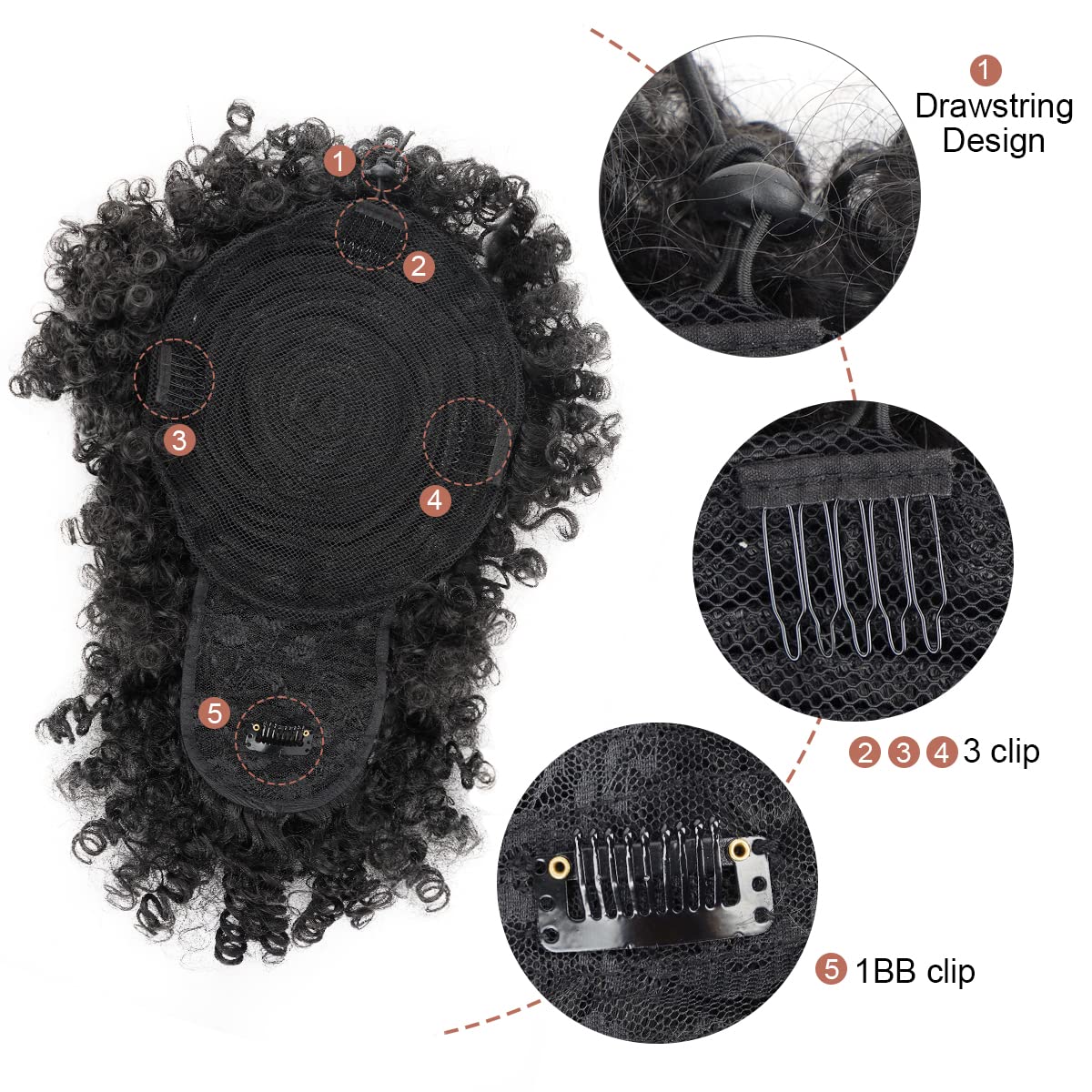 Afro Puff Synthetic Drawstring - Drawstring Afro Curly Puff Ponytail review and price