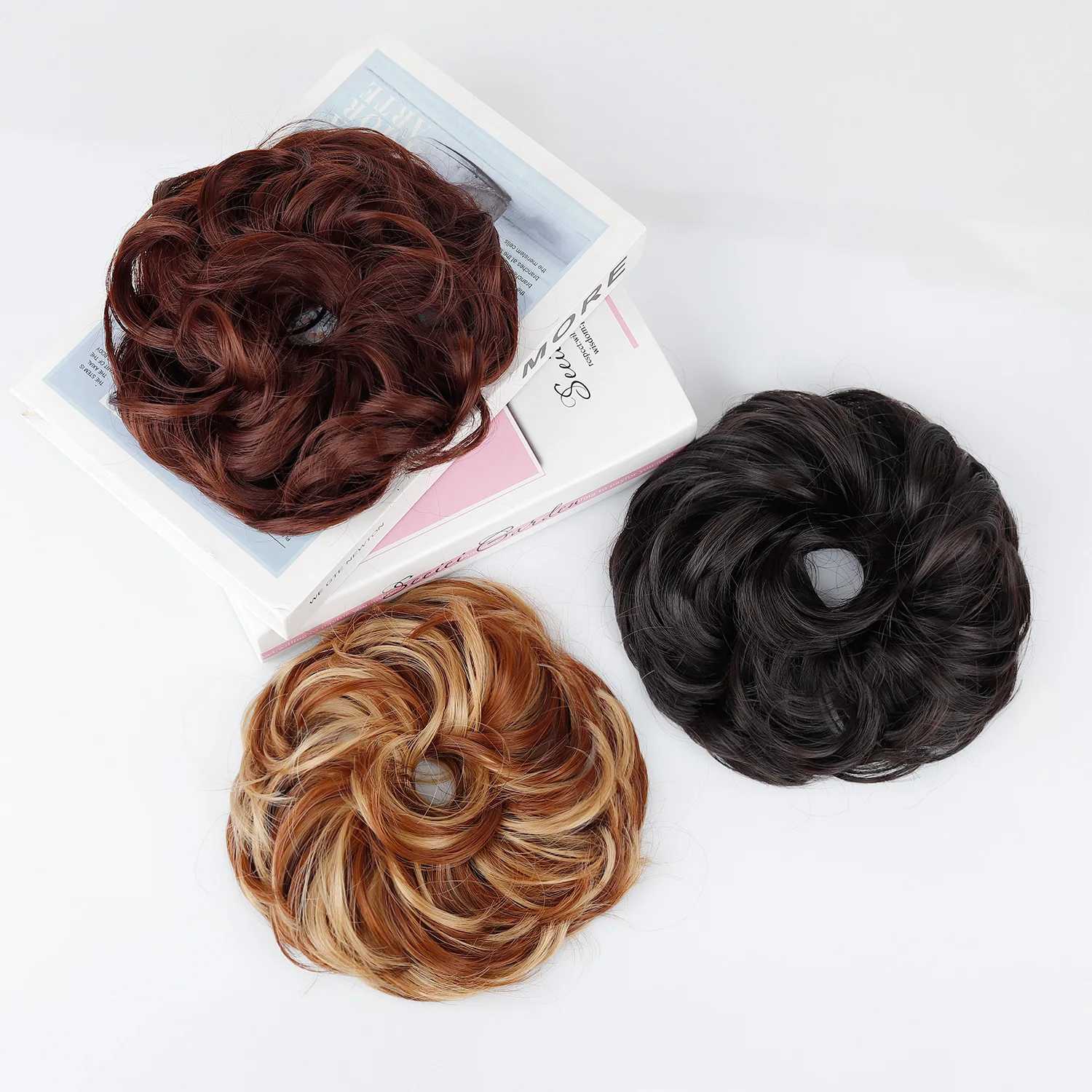Elegant Curly Wave Messy Bun H - Claw Clip Messy Bun Hair Piece review and price