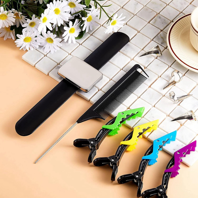 8 PCS Parting Ring Hair Select - Hair Clips review and price