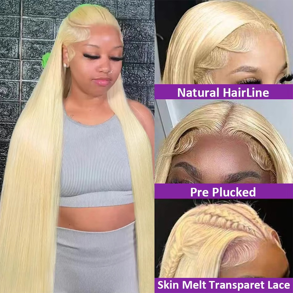 200% Density 613 Blonde Bone S - Hd Lace Frontal Wig Human Hair Pre Plucked review and price