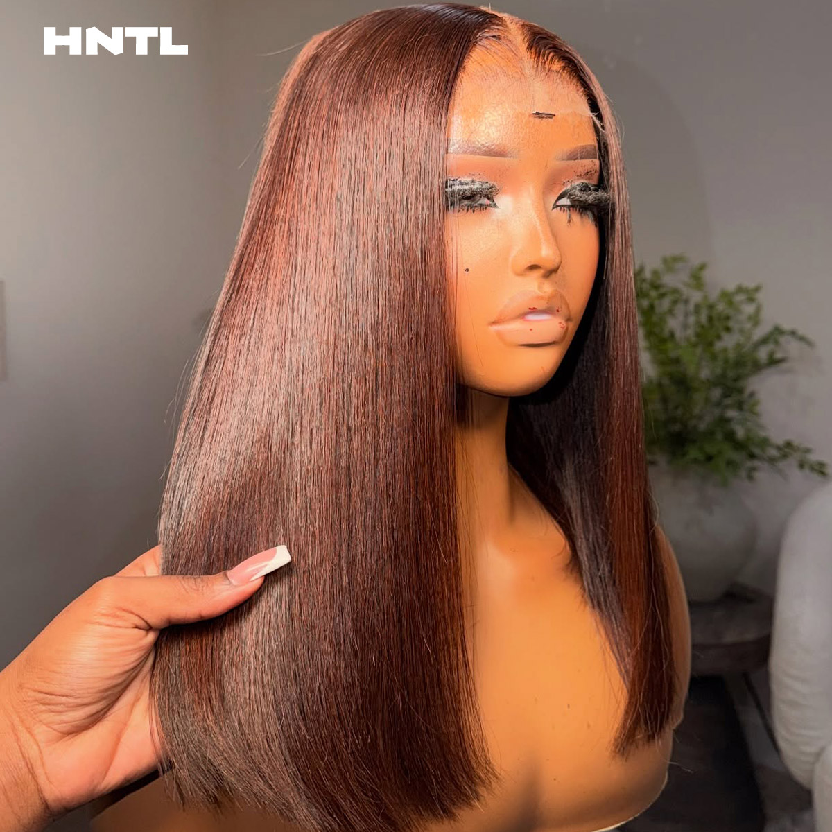 Glueless Wear and Go Brown Col - Pre Parted 13X4 Lace Front Bob Wig review and price