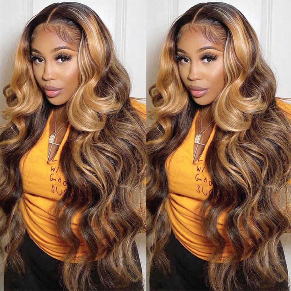 250 Density Highlight Wigs Hum - Lace Front Wigs review and price