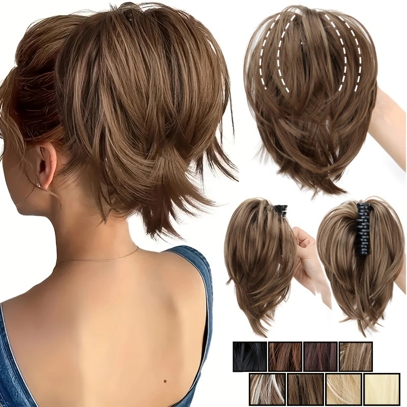 WIGSIN Synthetic Messy Bun Hai - Claw Clip Messy Bun Hair Piece review and price