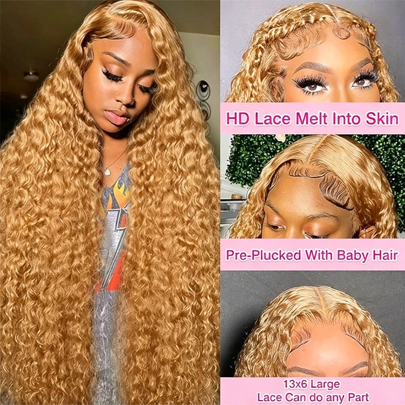 34 38Inch Honey Blonde Wig Hum - Hd Lace Frontal Wig Human Hair Pre Plucked review and price