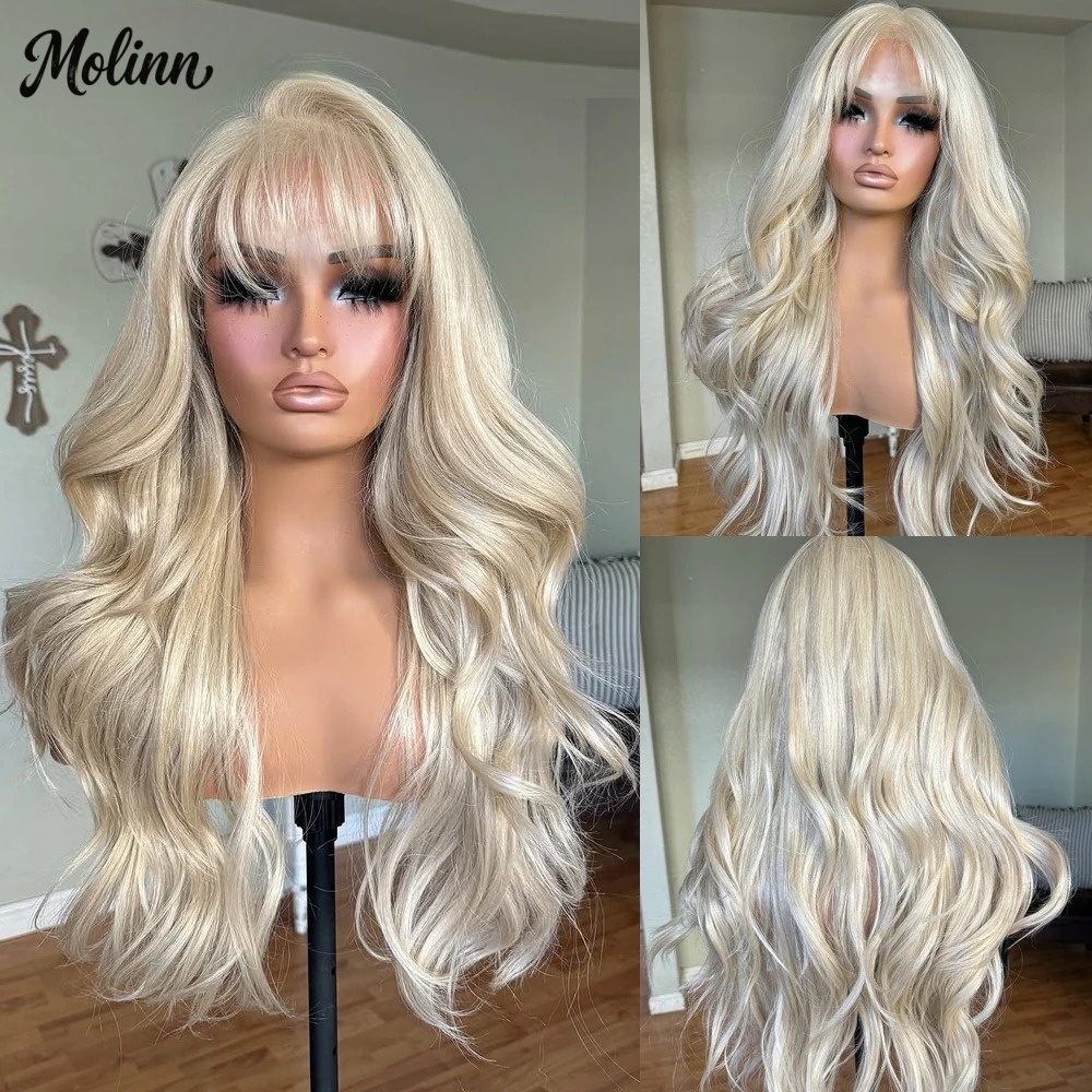 Bangs 613 Blonde Body Wave Lac - 613 Blonde Body Wave Lace Front Wig review and price