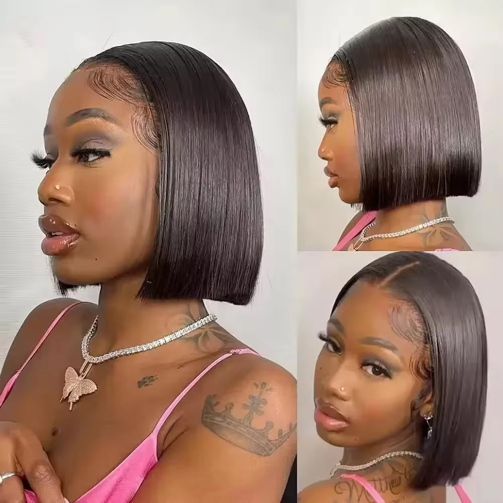 250 Density Straight 13x4 Lace - Pre Parted 13X4 Lace Front Bob Wig review and price