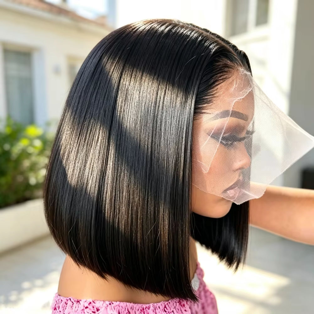 10-16 Inch Transparent 13x6 St - Pre Parted 13X4 Lace Front Bob Wig review and price