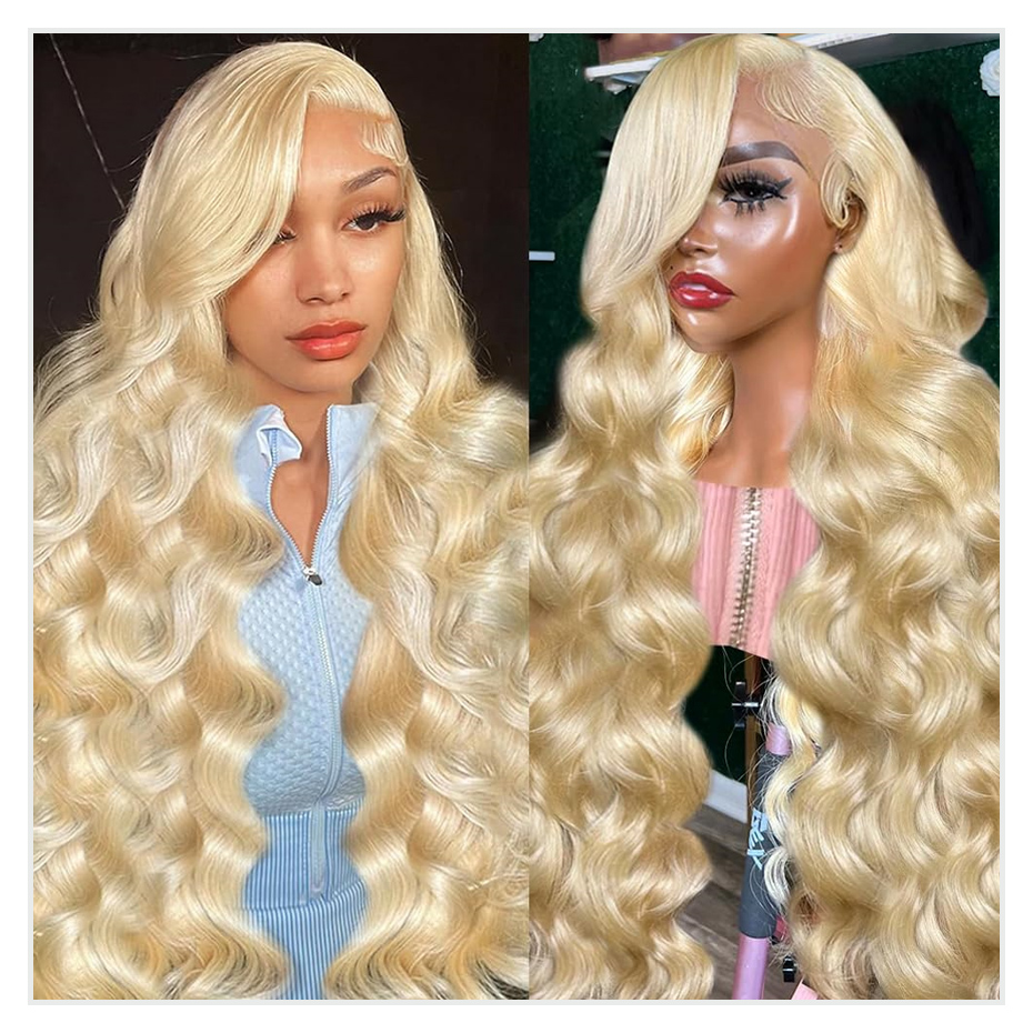 613 Honey Blonde 13x4 Lace Fro - 613 Blonde Body Wave Lace Front Wig review and price