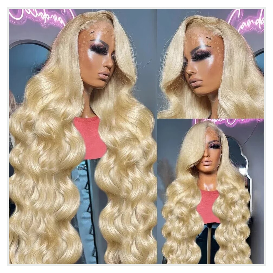 613 Honey Blonde 13x4 Lace Fro - 613 Blonde Body Wave Lace Front Wig review and price