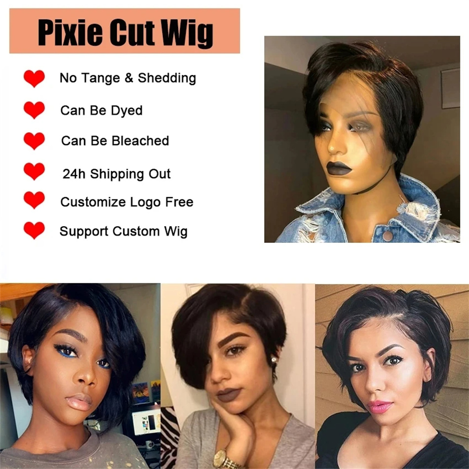 Pixie Cut Wigs Human Hair 100% - Short Pixie Cut Wig Human Hair Cheap review and price
